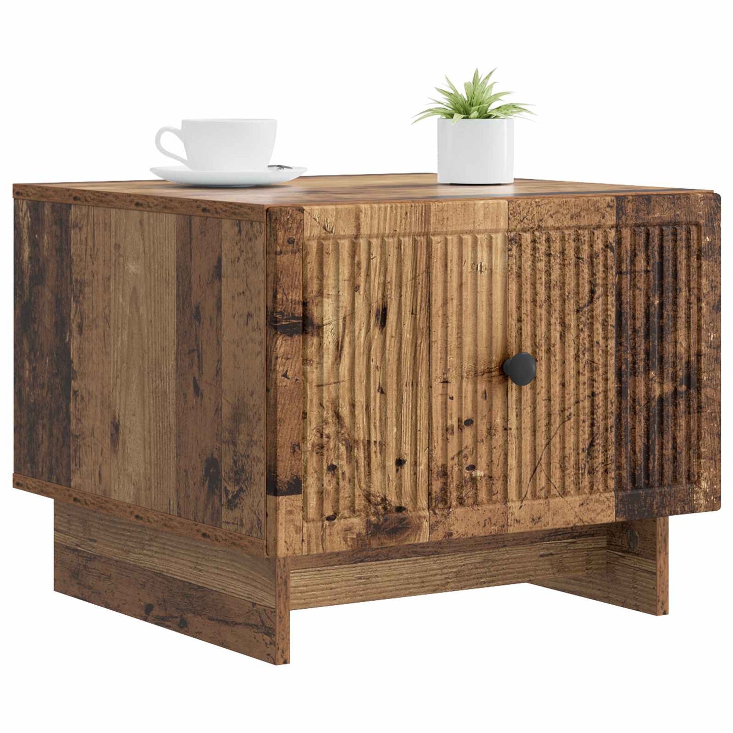 Kaffebord med skuff Gammelt tre 49 x 50 x 40 cm Konstruert tre
