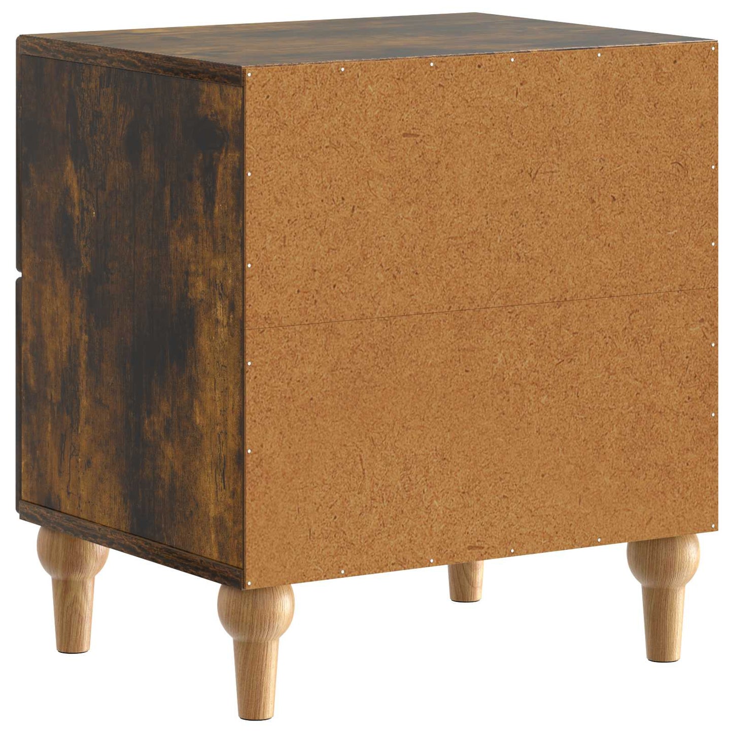 Nattbordskap Røkt Eik 43 x 34,5 x 48 cm Konstruert tre