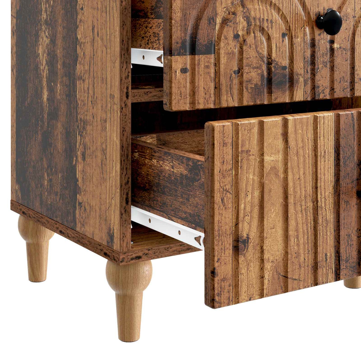 Nattbordskap Gammelt tre 43 x 34,5 x 48 cm Konstruert tre