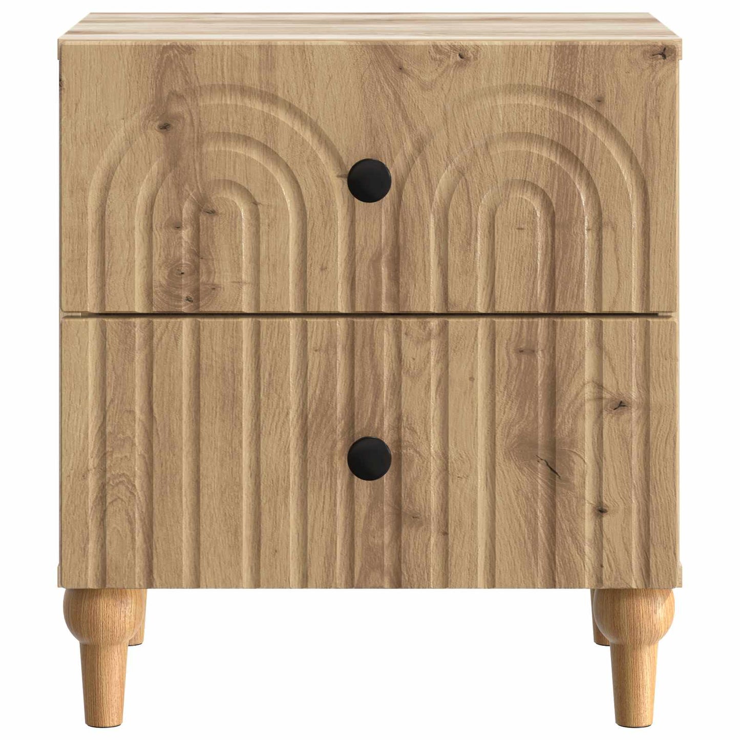 Nattbordskap 2 stk. Artisan eik 43 x 34,5 x 48 cm