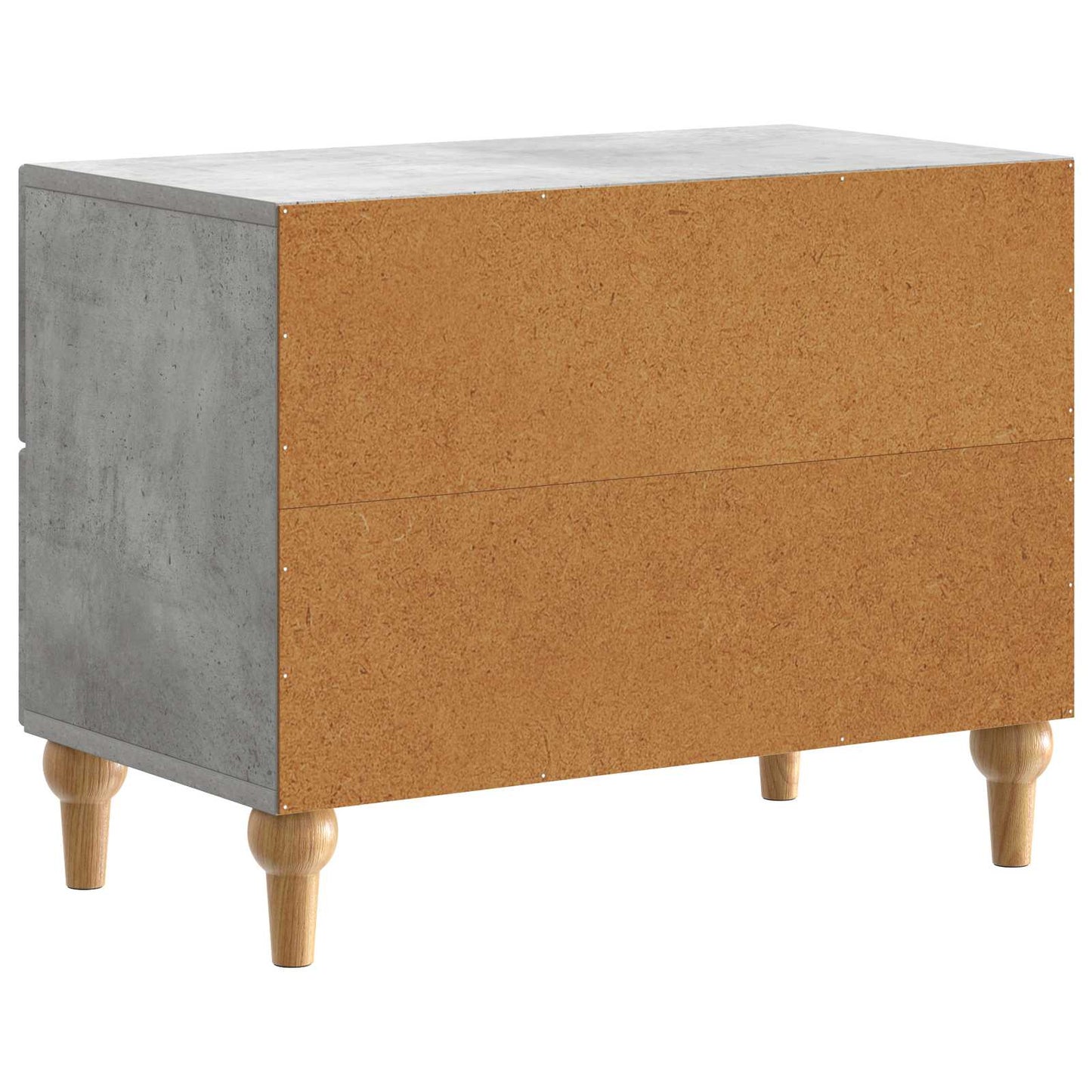 Nattbordskap Betonggrå 62 x 34,5 x 48 cm Konstruert tre