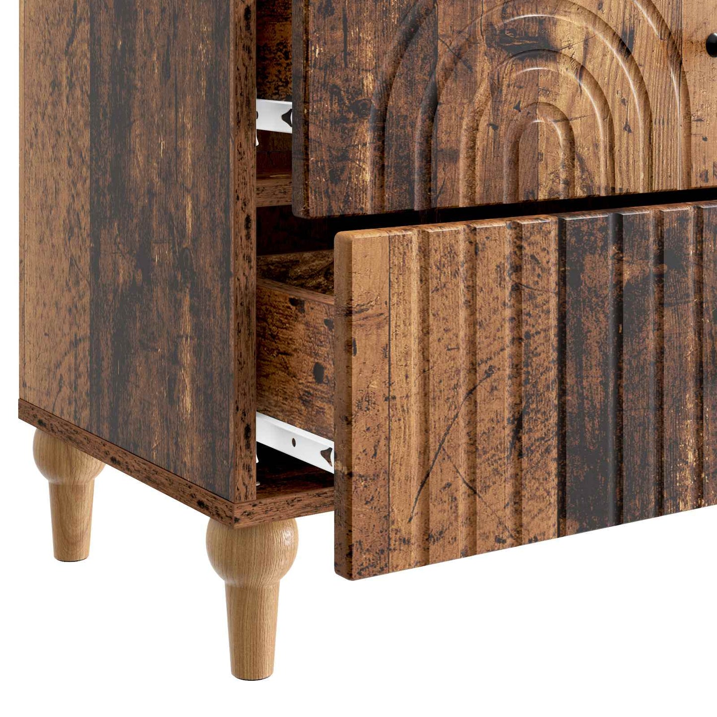Nattbordskap Gammelt tre 62 x 34,5 x 48 cm Konstruert tre