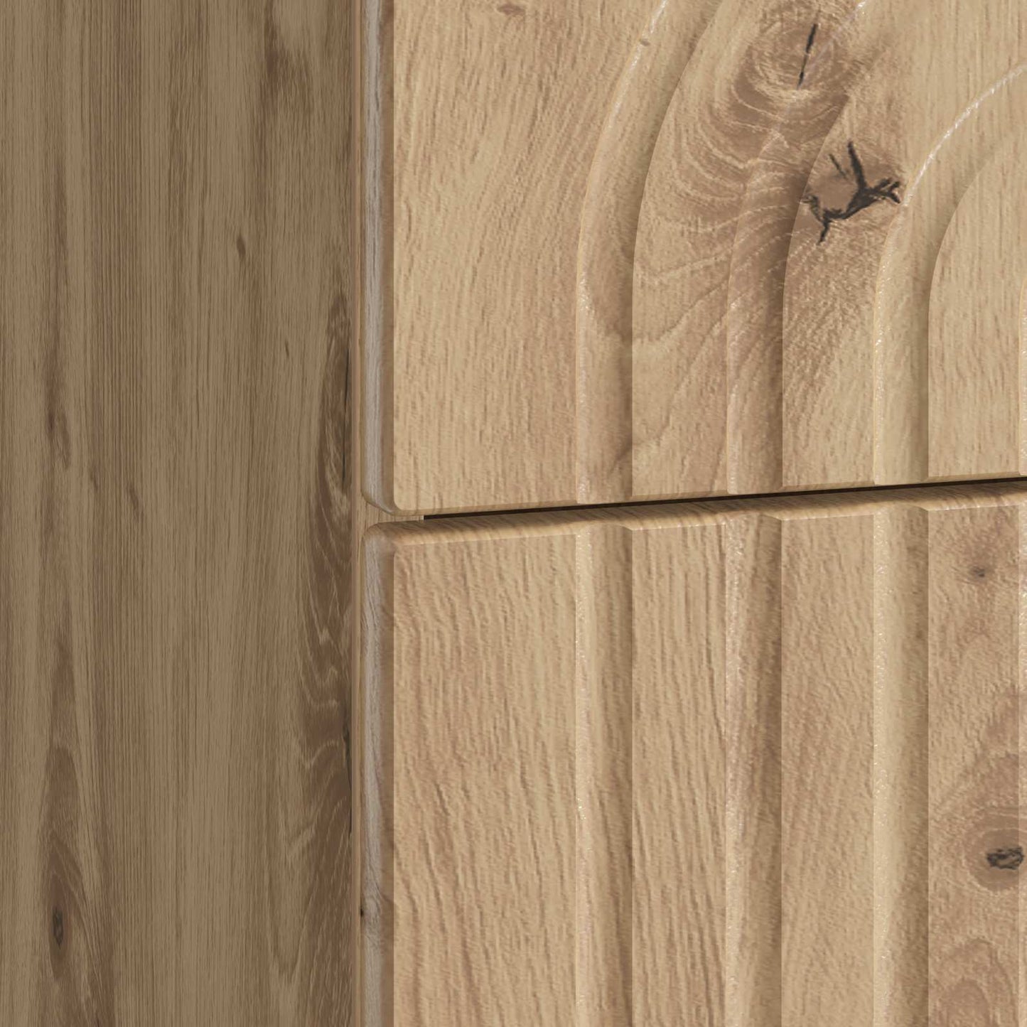 Nattbordskap Artisan eik 62 x 34,5 x 48 cm Konstruert tre