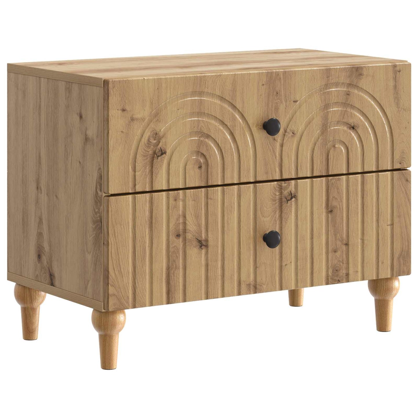 Nattbordskap Artisan eik 62 x 34,5 x 48 cm Konstruert tre