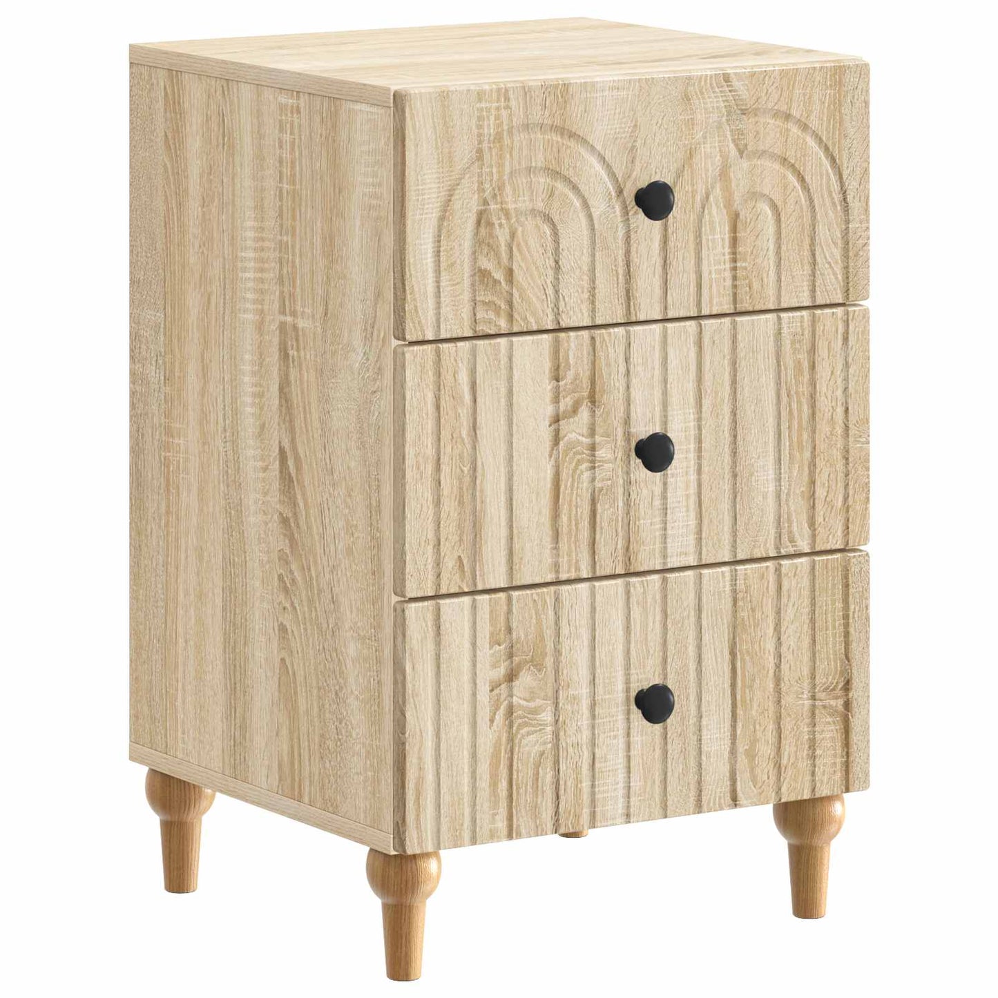 Nattbordskap Sonoma eik 43x 41 x 66,5 cm Konstruert tre