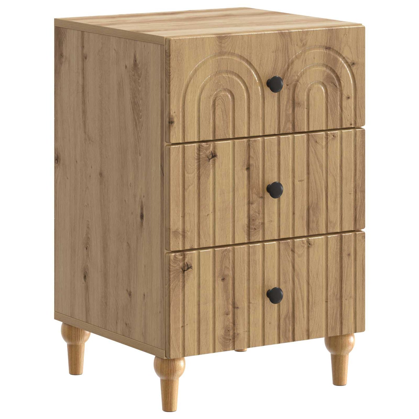 Nattbordskap Artisan eik 43x 41 x 66,5 cm Konstruert tre