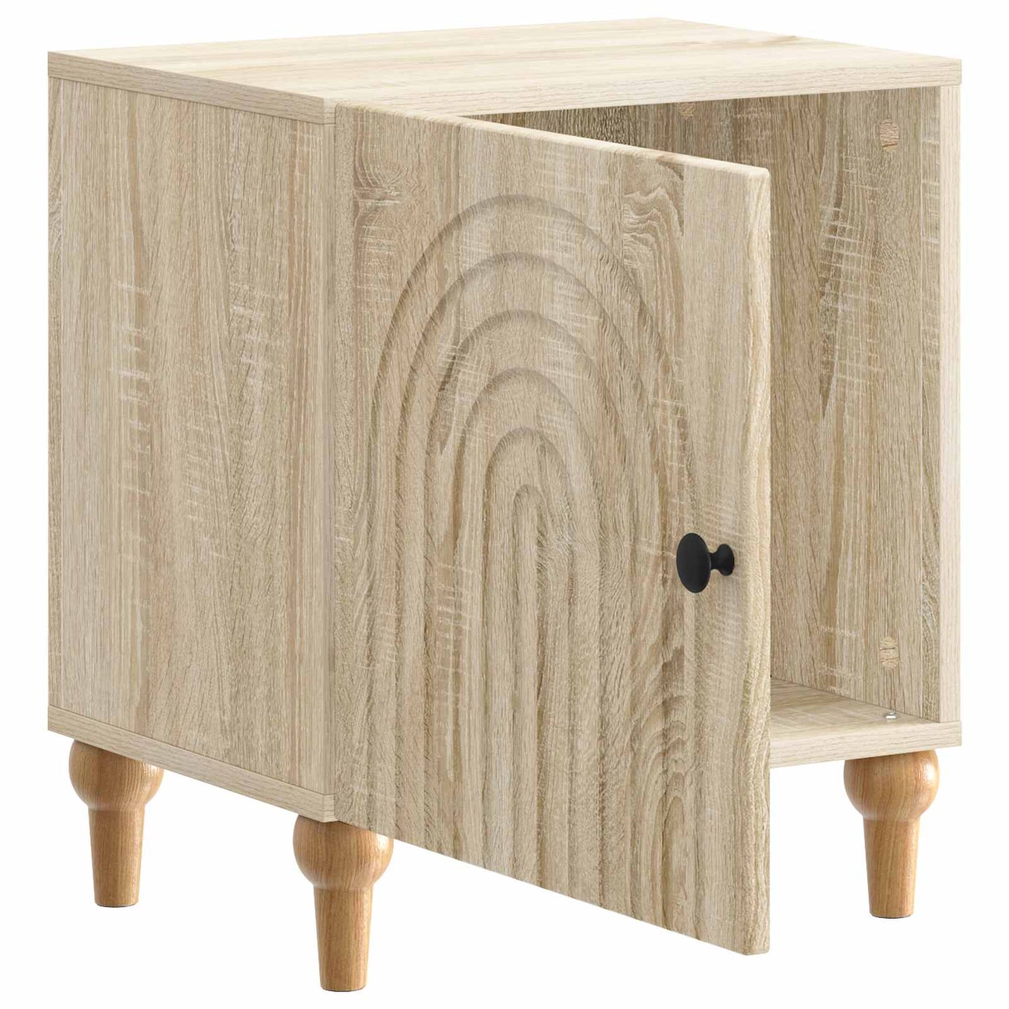 Nattbordskap 2 pcs Sonoma eik 43 x 34,5 x 50 cm Konstruert tre