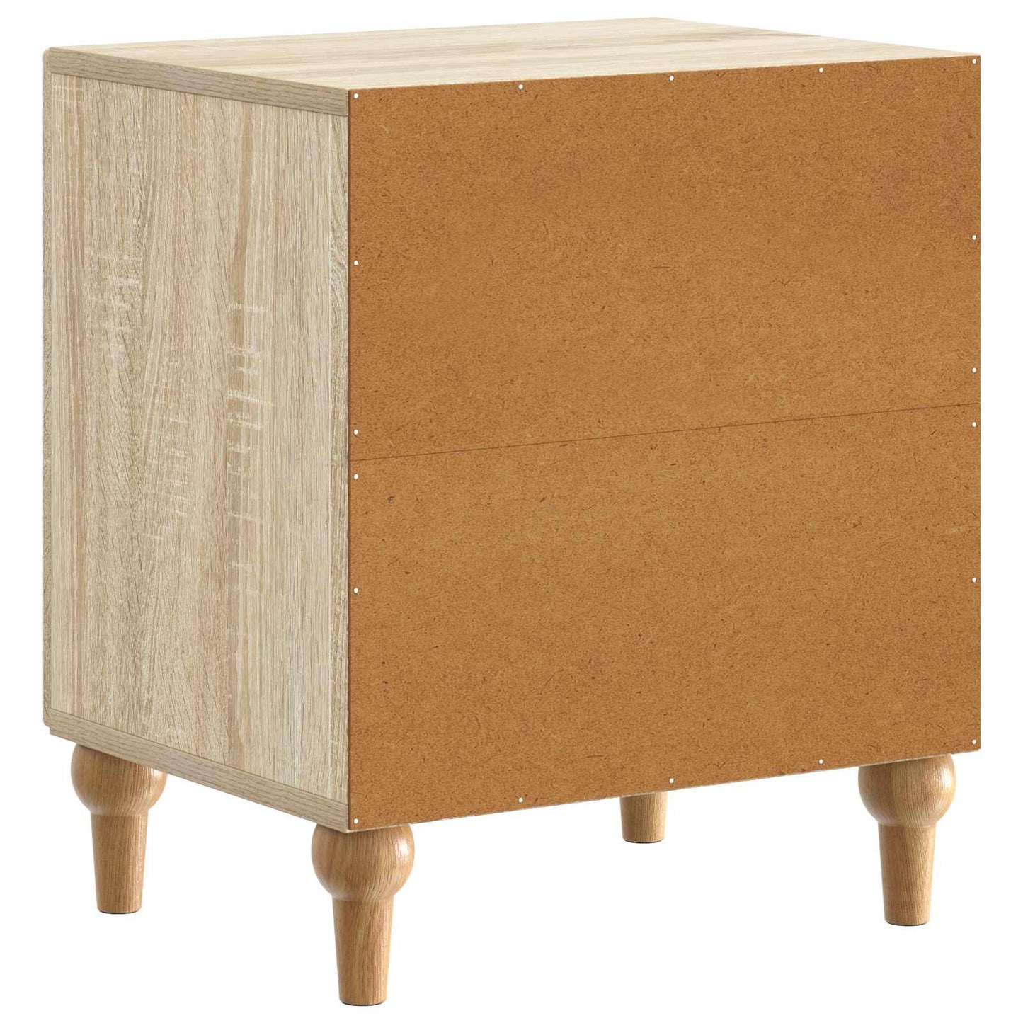 Nattbordskap 2 pcs Sonoma eik 43 x 34,5 x 50 cm Konstruert tre