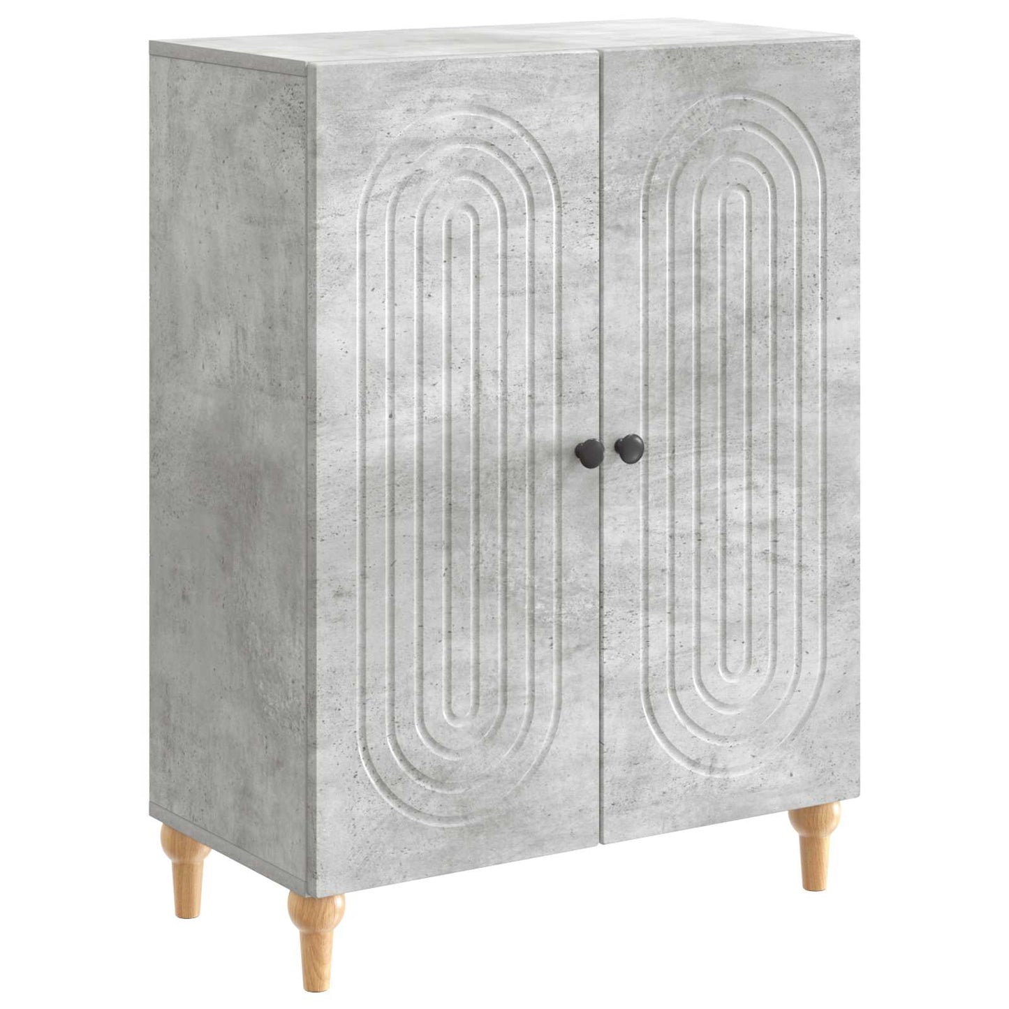 Serviesskap Betonggrå 66 x 34,5 x 90 cm Konstruert tre
