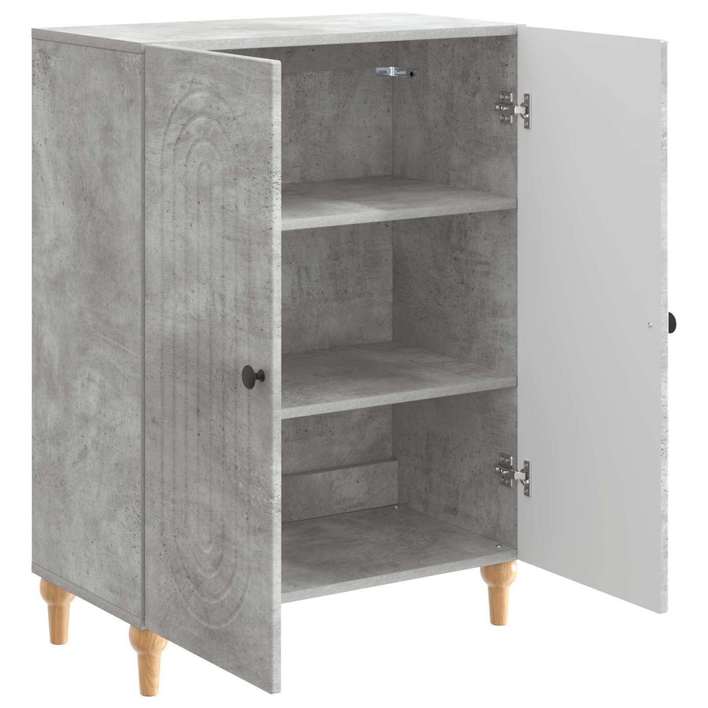 Serviesskap Betonggrå 66 x 34,5 x 90 cm Konstruert tre