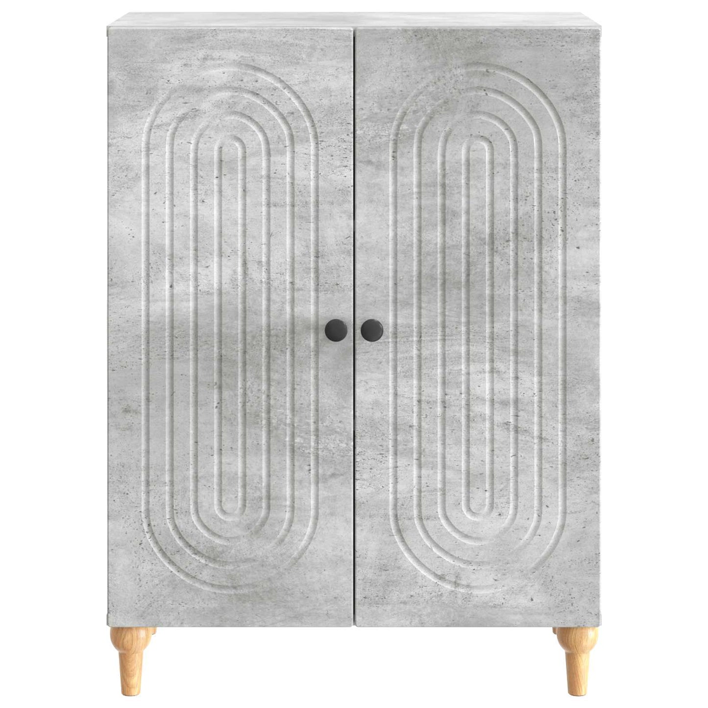 Serviesskap Betonggrå 66 x 34,5 x 90 cm Konstruert tre