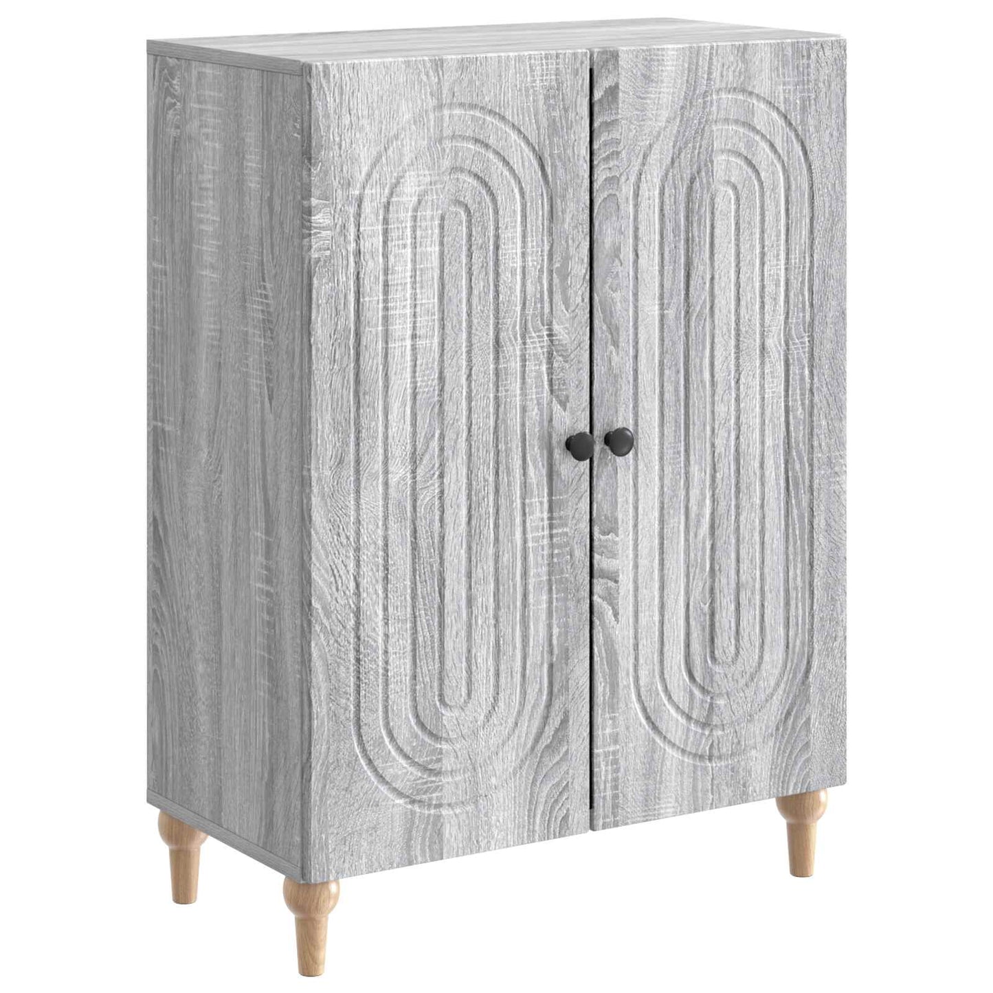 Serviesskap Grå sonoma 66 x 34,5 x 90 cm Konstruert tre