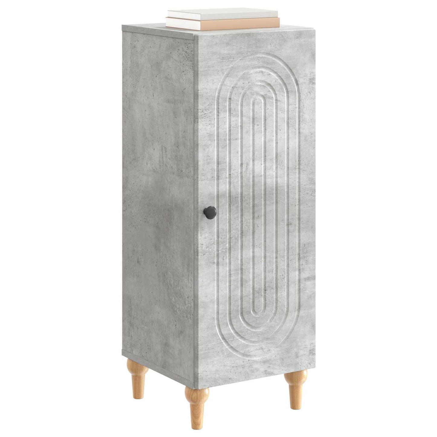 Serviesskap Betonggrå 33 x 34,5 x 90 cm Konstruert tre