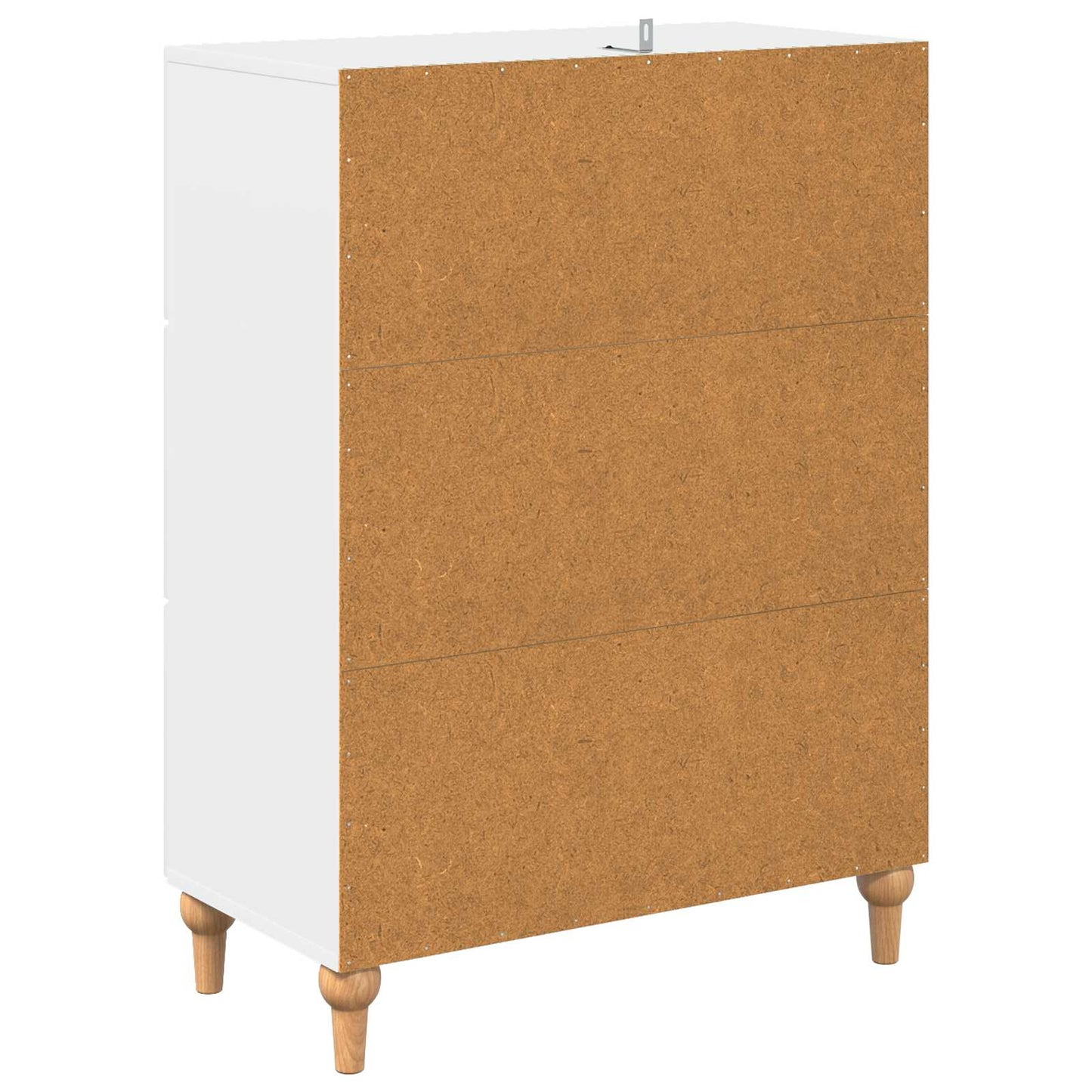 Skuffeskap Hvit 66 x 34,5 x 90 cm Konstruert tre