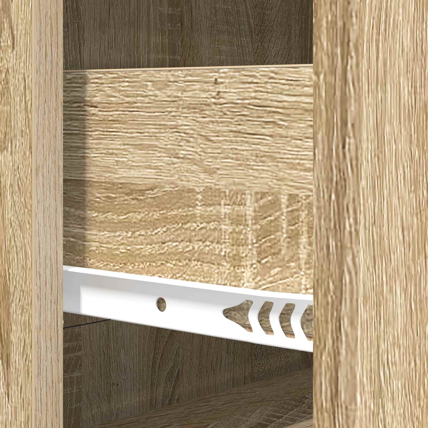 Skuffeskap Sonoma eik 66 x 34,5 x 90 cm Konstruert tre