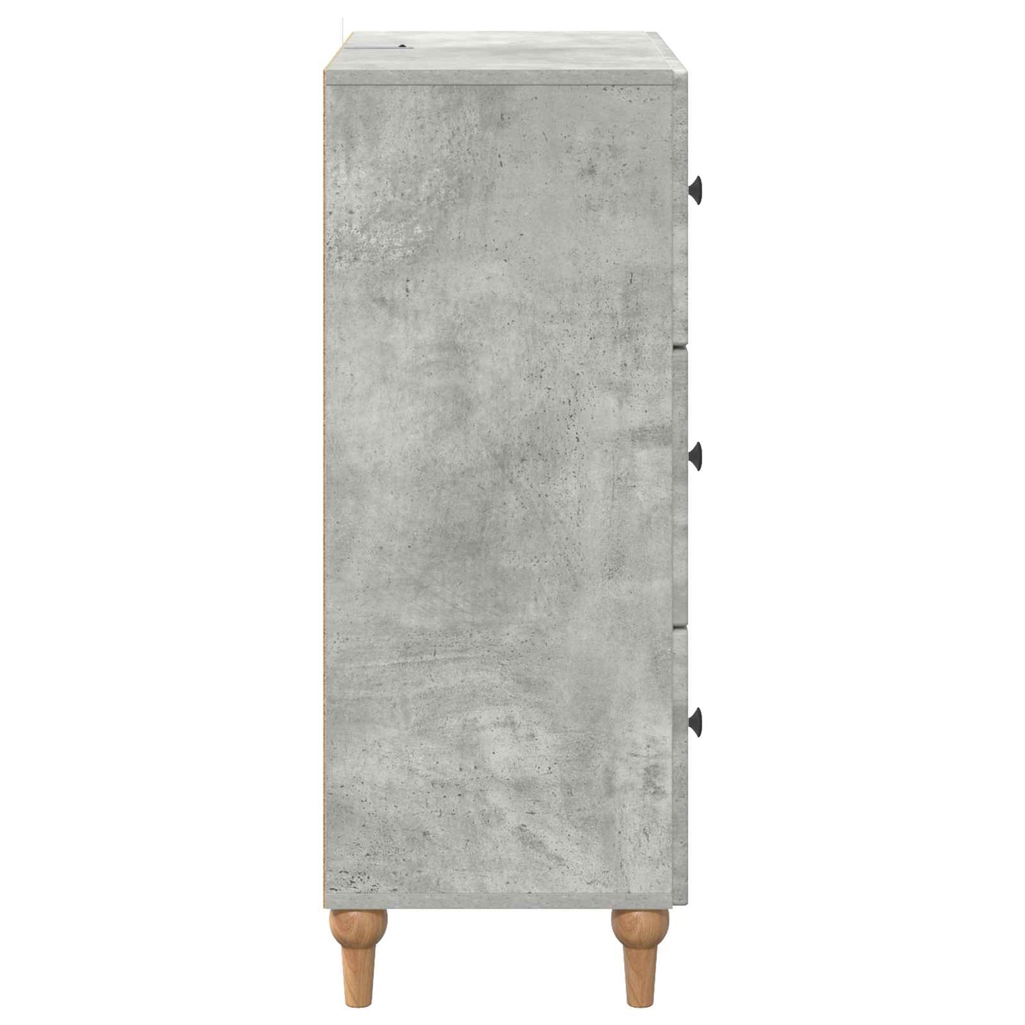 Skuffeskap Betonggrå 66 x 34,5 x 90 cm Konstruert tre