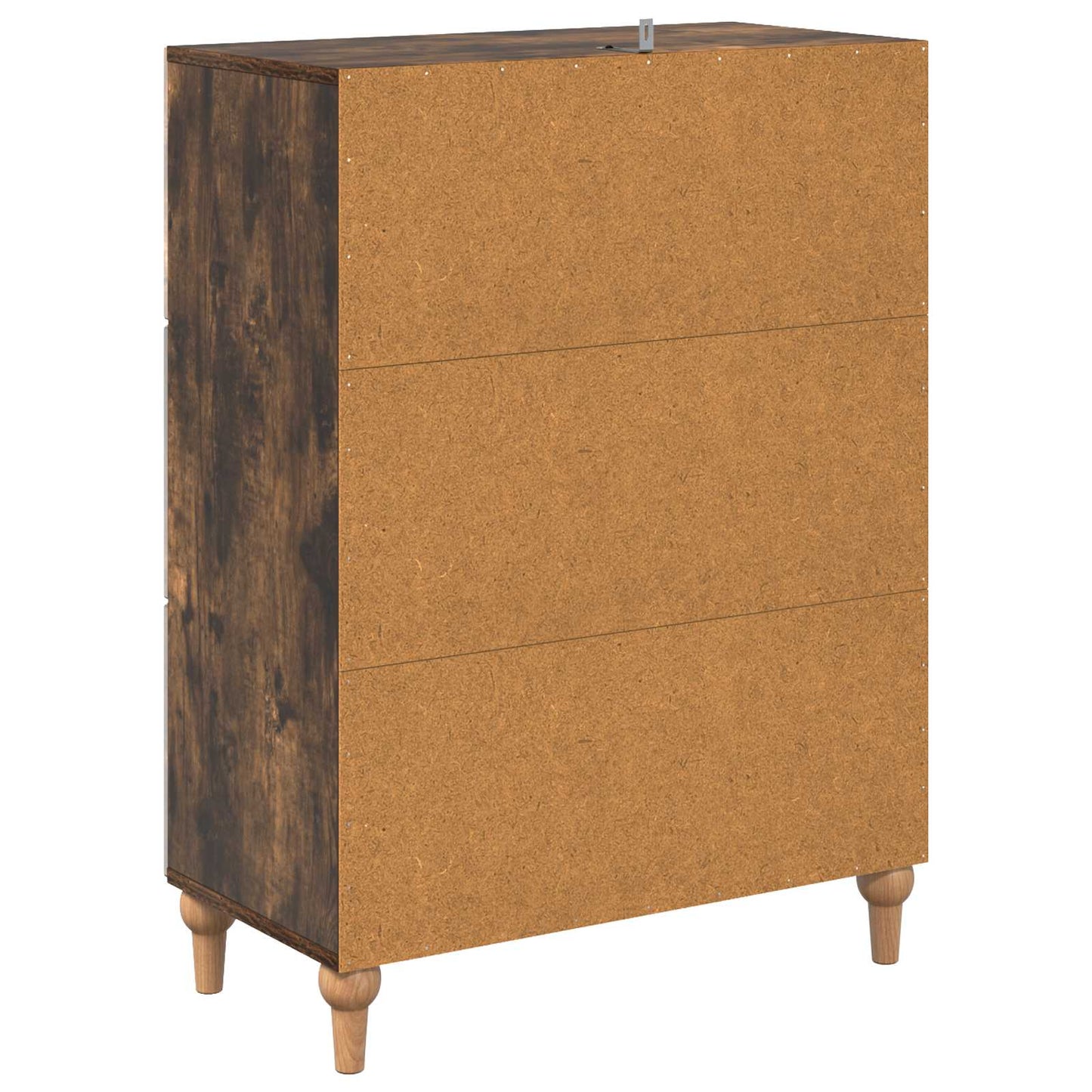 Skuffeskap Røkt Eik 66 x 34,5 x 90 cm Konstruert tre
