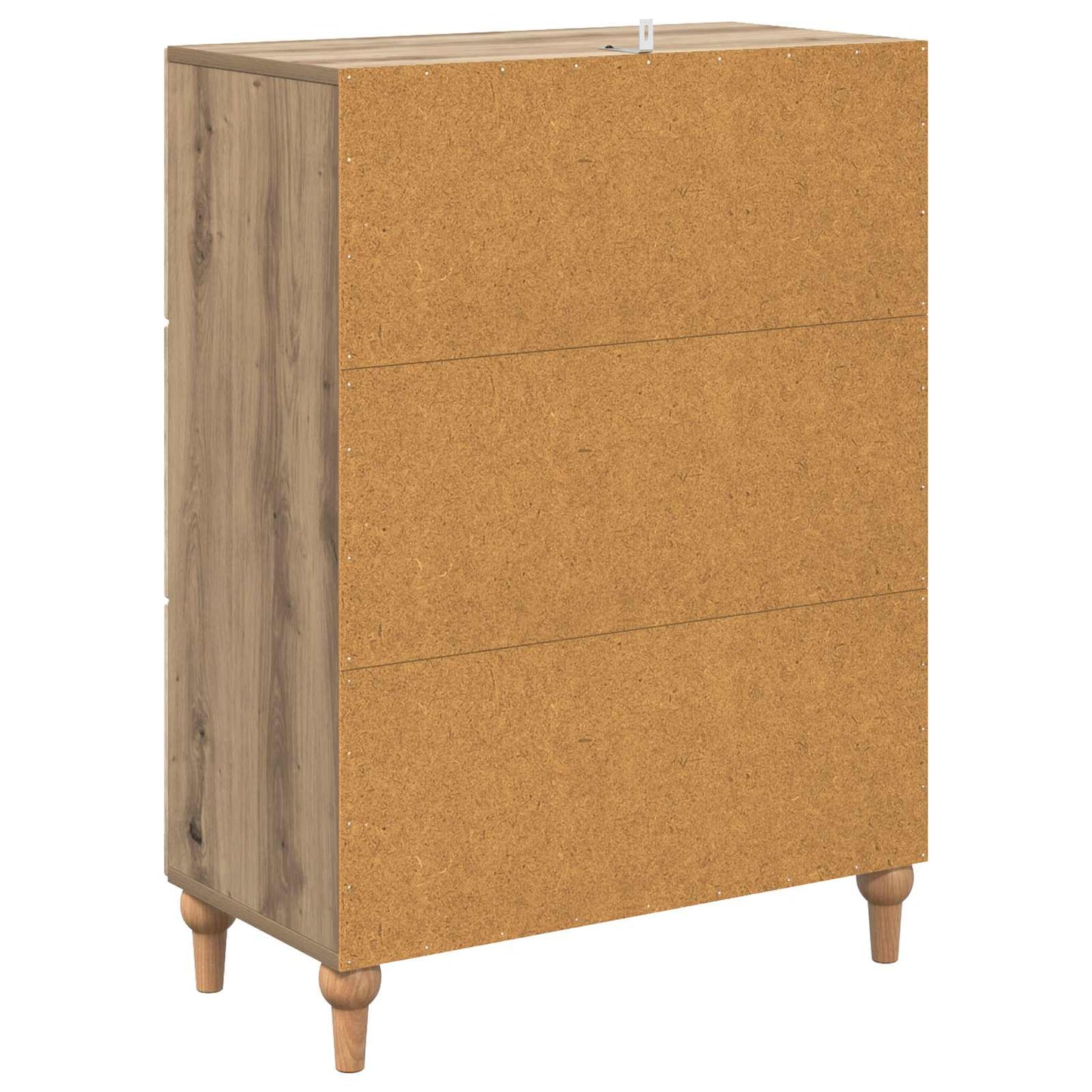 Skuffeskap Artisan eik 66 x 34,5 x 90 cm Konstruert tre
