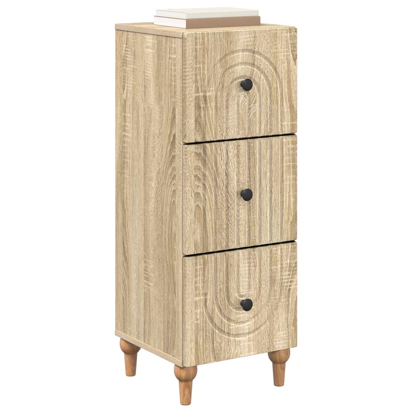 Skuffeskap Sonoma eik 33 x 34,5 x 90 cm Konstruert tre