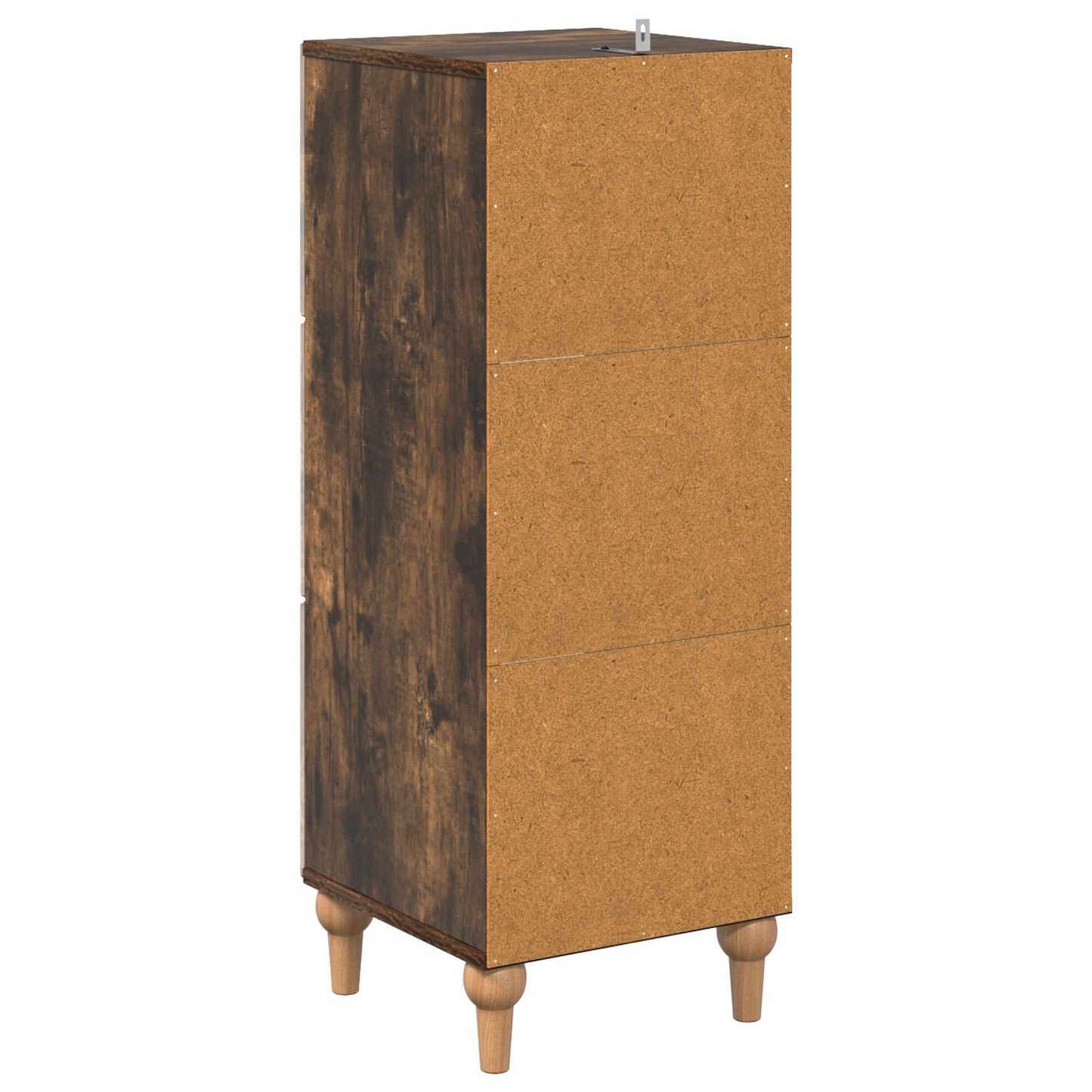 Skuffeskap Røkt Eik 33 x 34,5 x 90 cm Konstruert tre