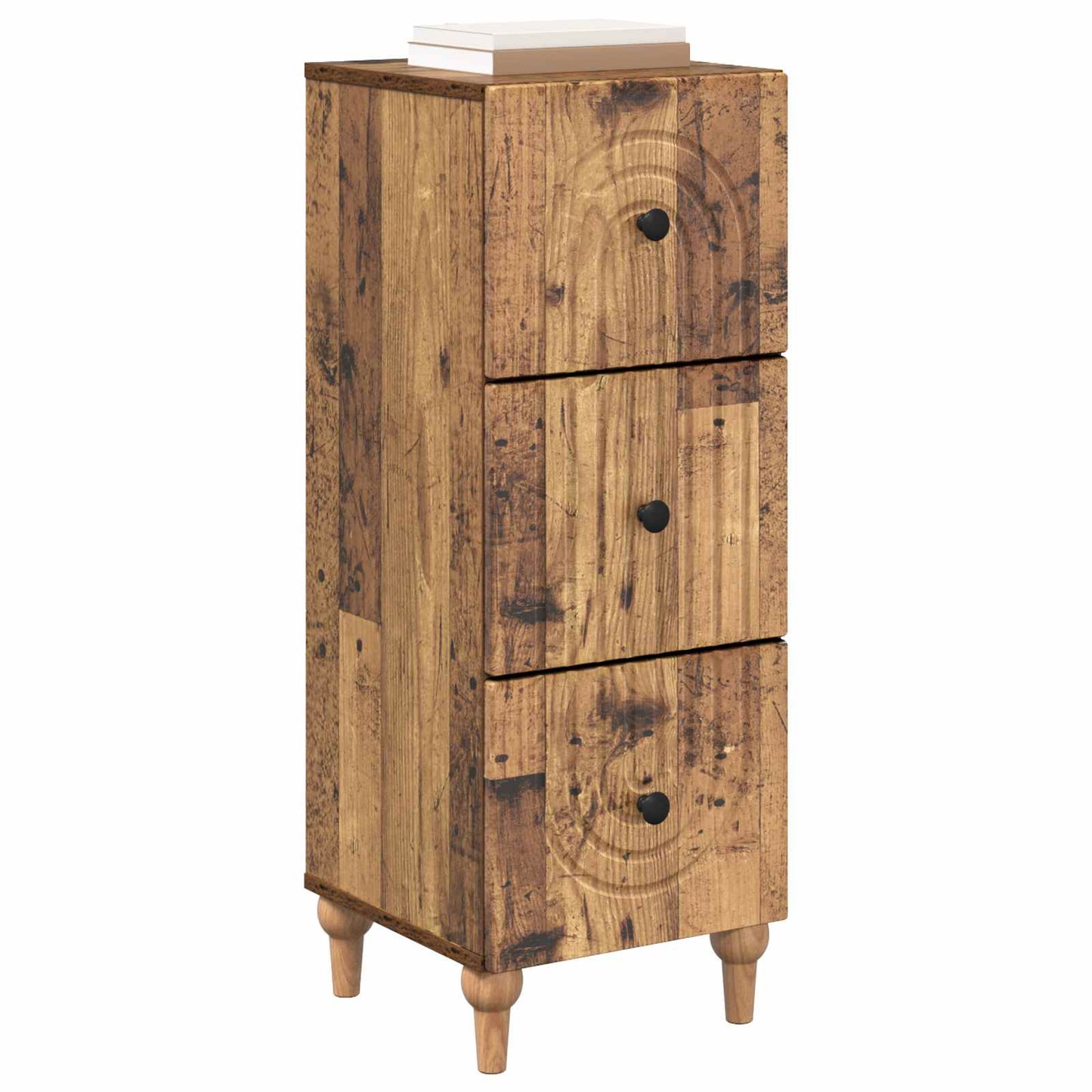 Skuffeskap Gammelt tre 33 x 34,5 x 90 cm Konstruert tre
