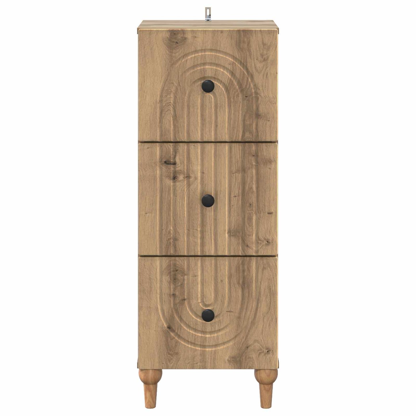 Skuffeskap Artisan eik 33 x 34,5 x 90 cm Konstruert tre