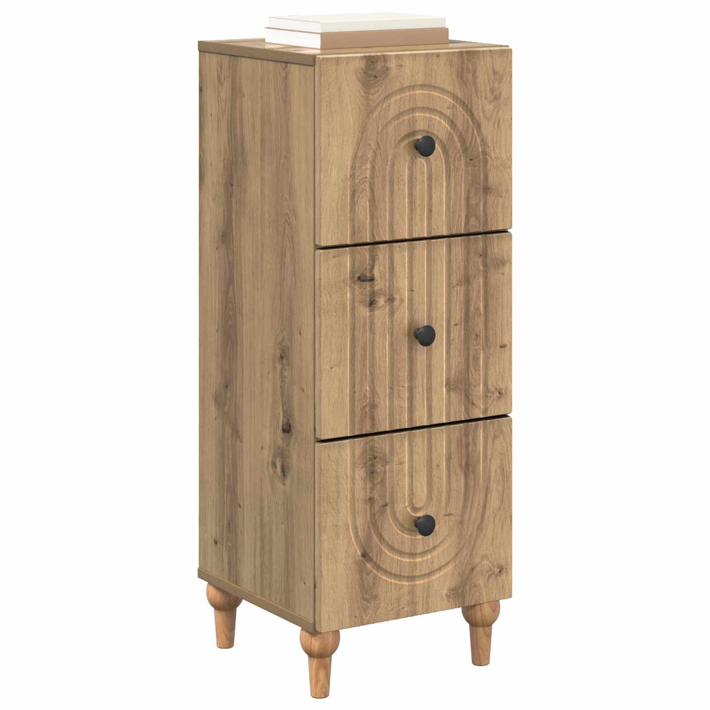 Skuffeskap Artisan eik 33 x 34,5 x 90 cm Konstruert tre