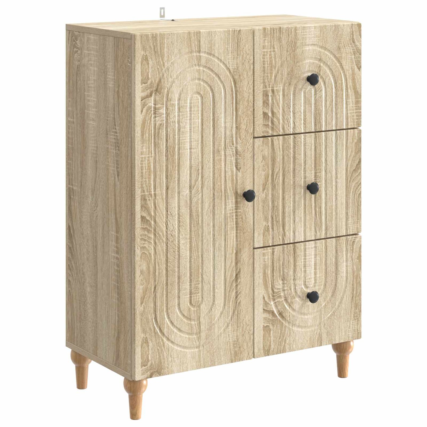 Serviesskap Sonoma eik 66 x 34,5 x 90 cm Konstruert tre