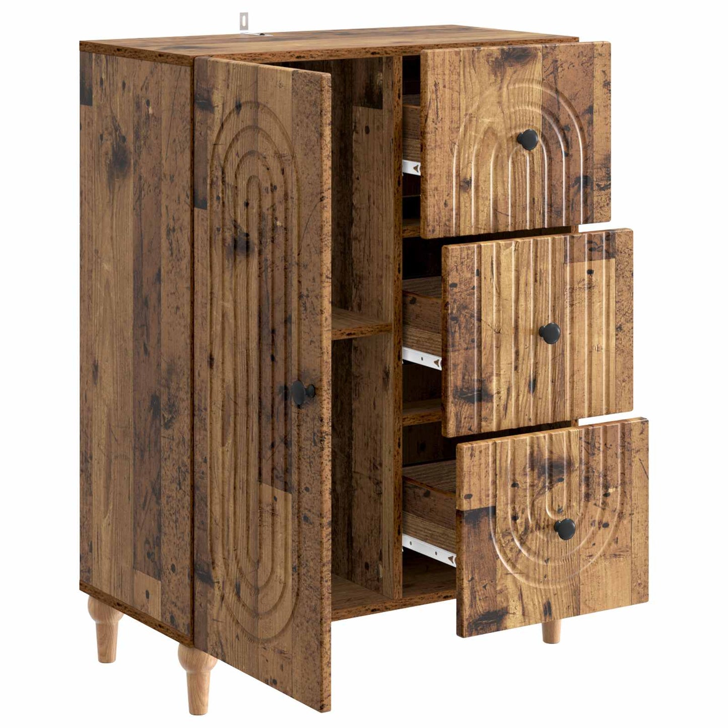 Serviesskap Gammelt tre 66 x 34,5 x 90 cm Konstruert tre
