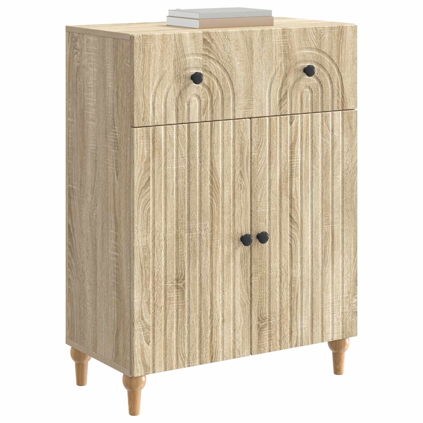Serviesskap Sonoma eik 66 x 34,5 x 90 cm Konstruert tre