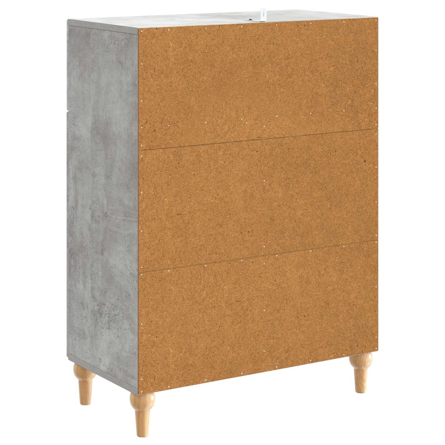 Serviesskap Betonggrå 66 x 34,5 x 90 cm Konstruert tre