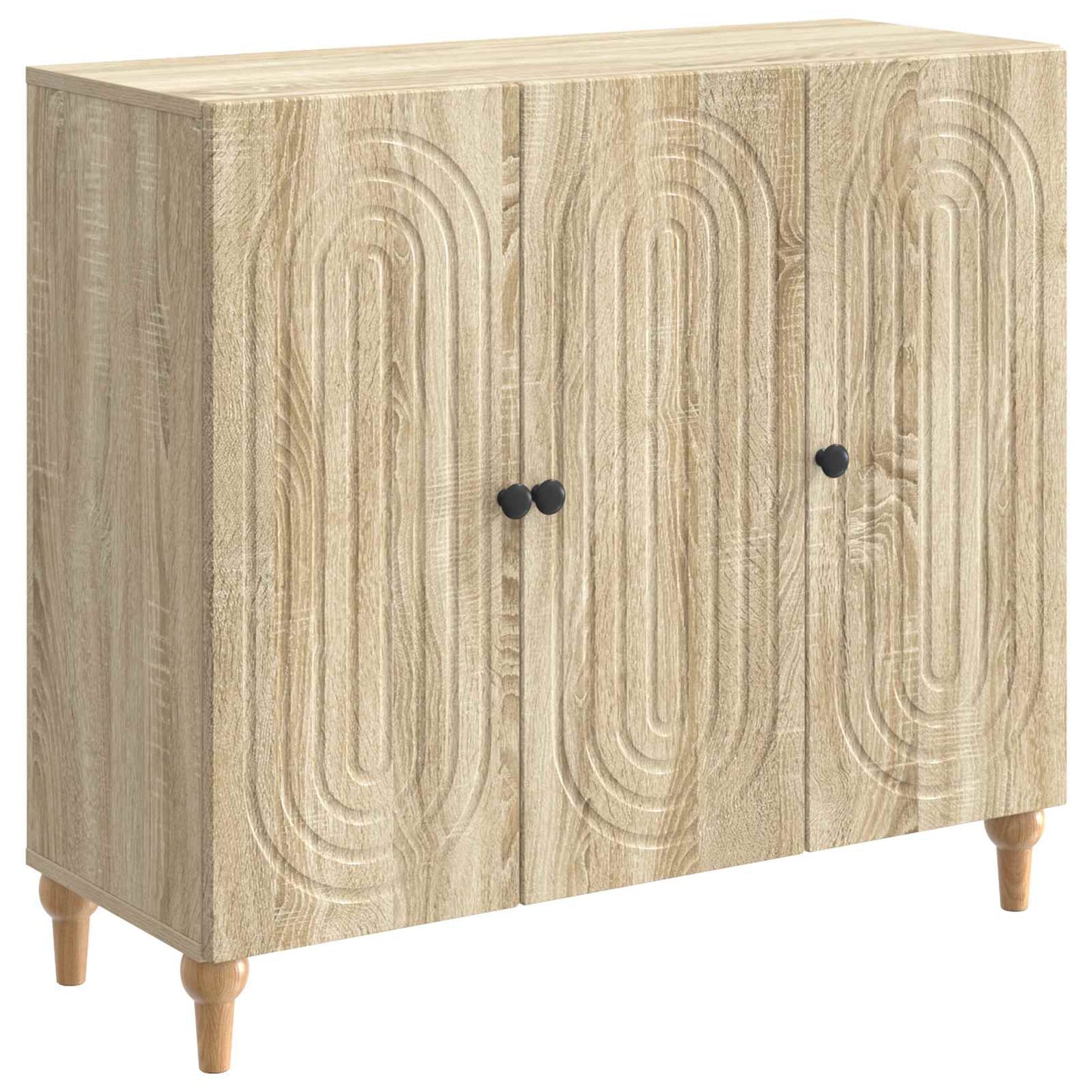 Serviesskap Sonoma eik 89 x 34,5 x 80 cm Konstruert tre