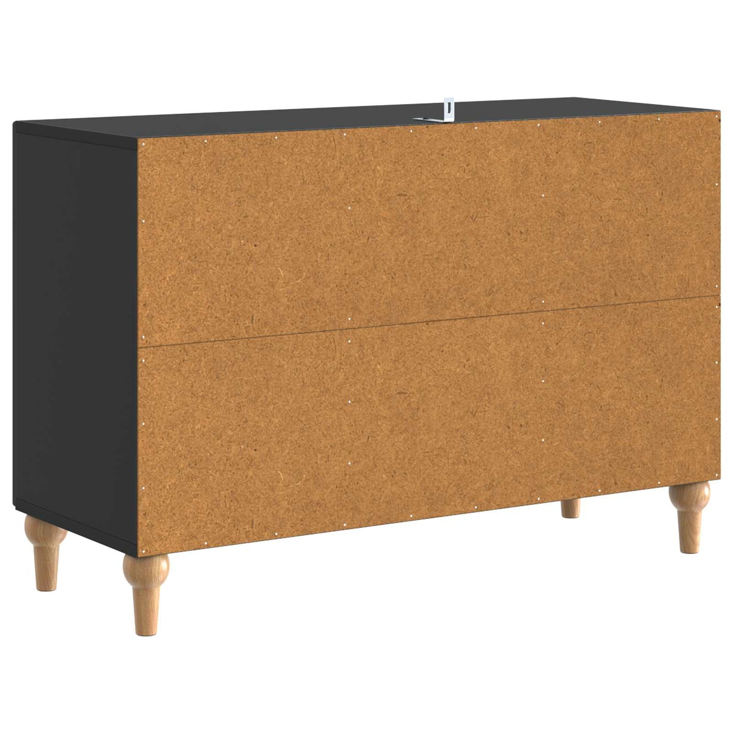 TV-skap med skuff Svart 89 x 34,5 x 60 cm Konstruert tre