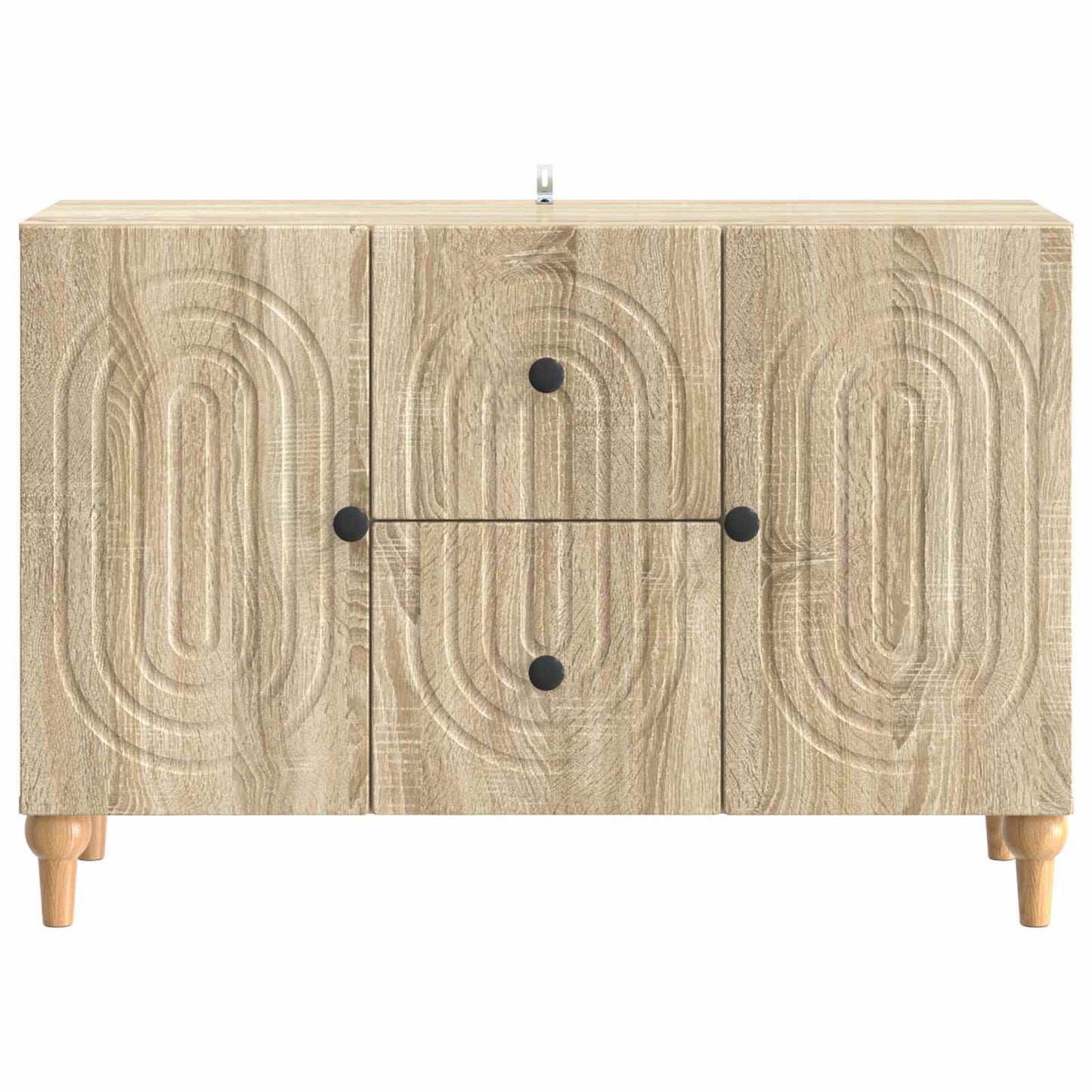 TV-skap med skuff Sonoma eik 89 x 34,5 x 60 cm Konstruert tre