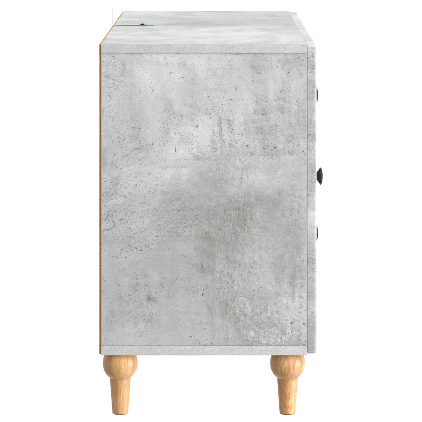 TV-skap med skuff Betonggrå 89 x 34,5 x 60 cm Konstruert tre