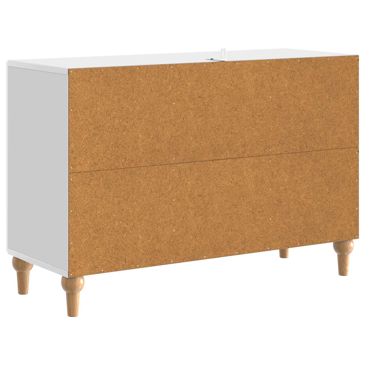 TV-skap Høgglans hvit 89 x 34,5 x 60 cm Konstruert tre