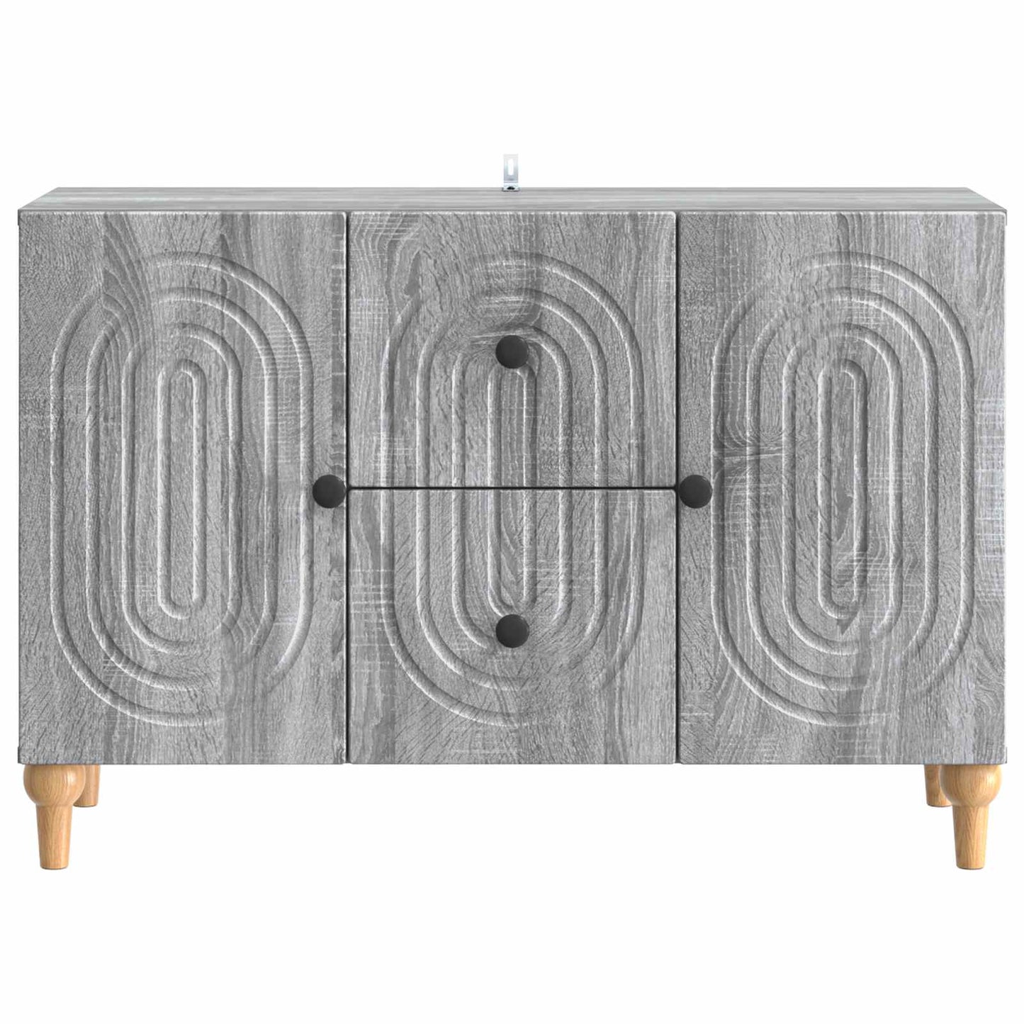 TV-skap med skuff Grå sonoma 89 x 34,5 x 60 cm Konstruert tre