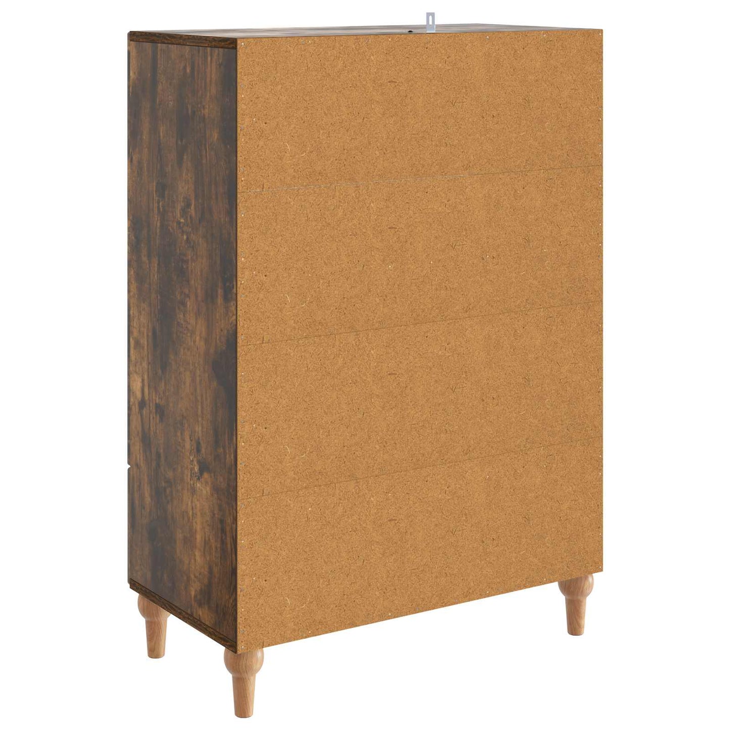 Serviesskap med skuff Røkt Eik 66 x 34,5 x 95 cm Konstruert tre