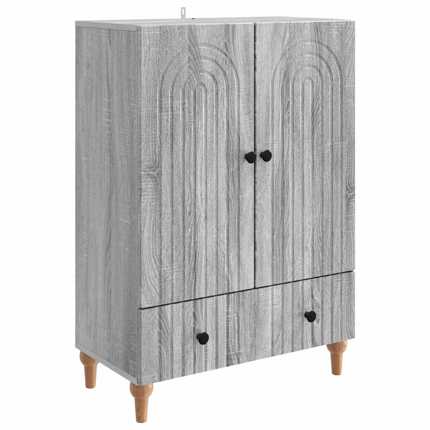 Serviesskap Grå sonoma 66 x 34,5 x 95 cm Konstruert tre