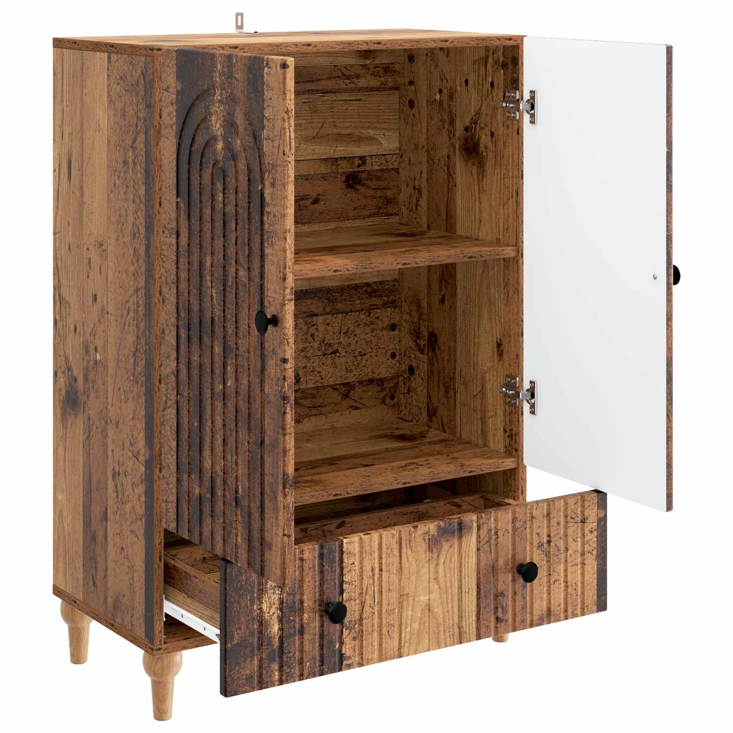 Serviesskap Gammelt tre 66 x 34,5 x 95 cm Konstruert tre