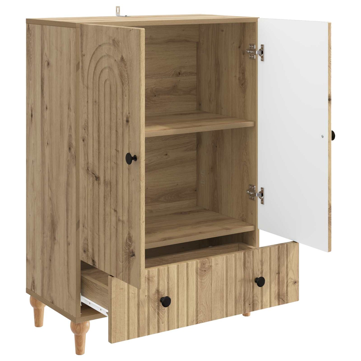 Serviesskap Artisan eik 66 x 34,5 x 95 cm Konstruert tre