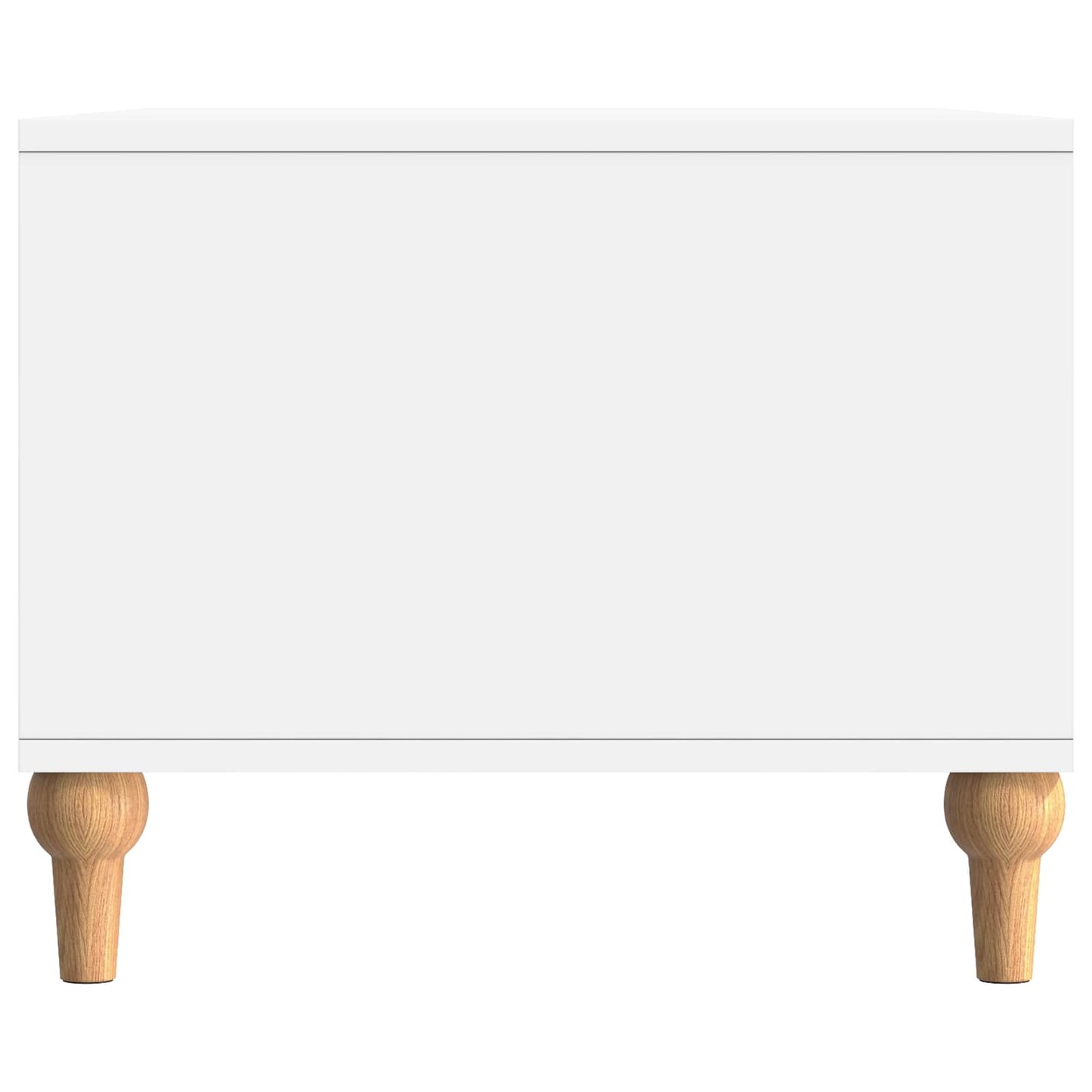 Kaffebord Hvit 90 x 50 x 40 cm Konstruert tre