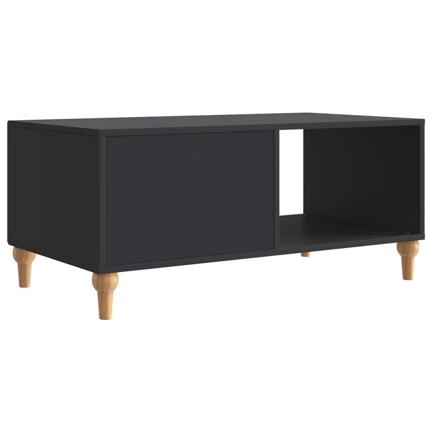 Kaffebord Svart 90 x 50 x 40 cm Konstruert tre