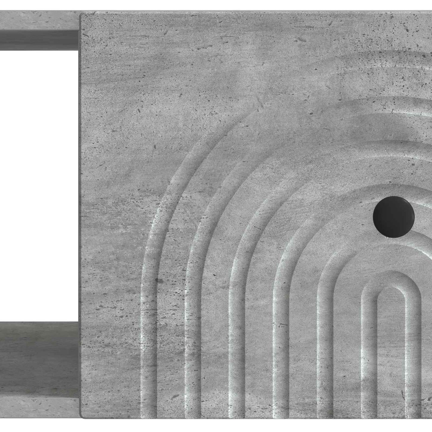 Kaffebord Betonggrå 90 x 50 x 40 cm Konstruert tre