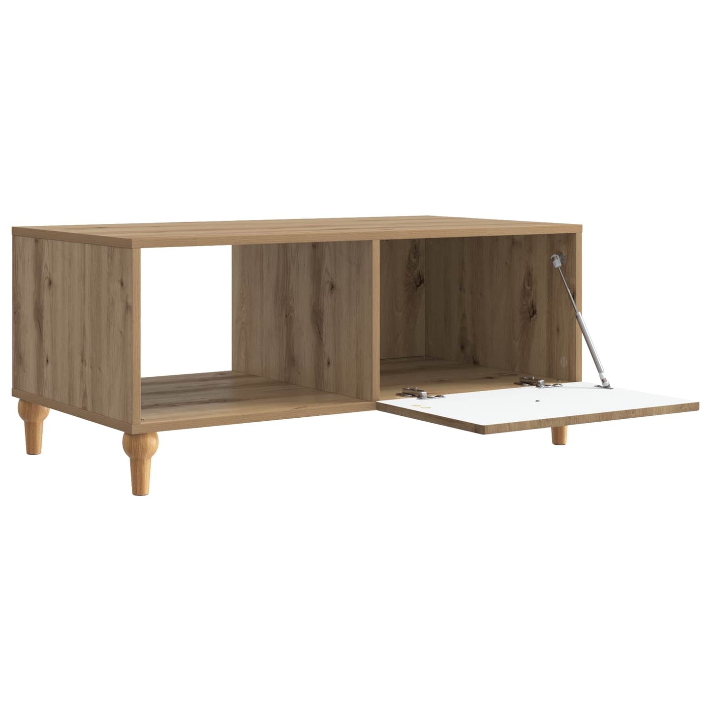 Kaffebord Artisan eik 90 x 50 x 40 cm Konstruert tre