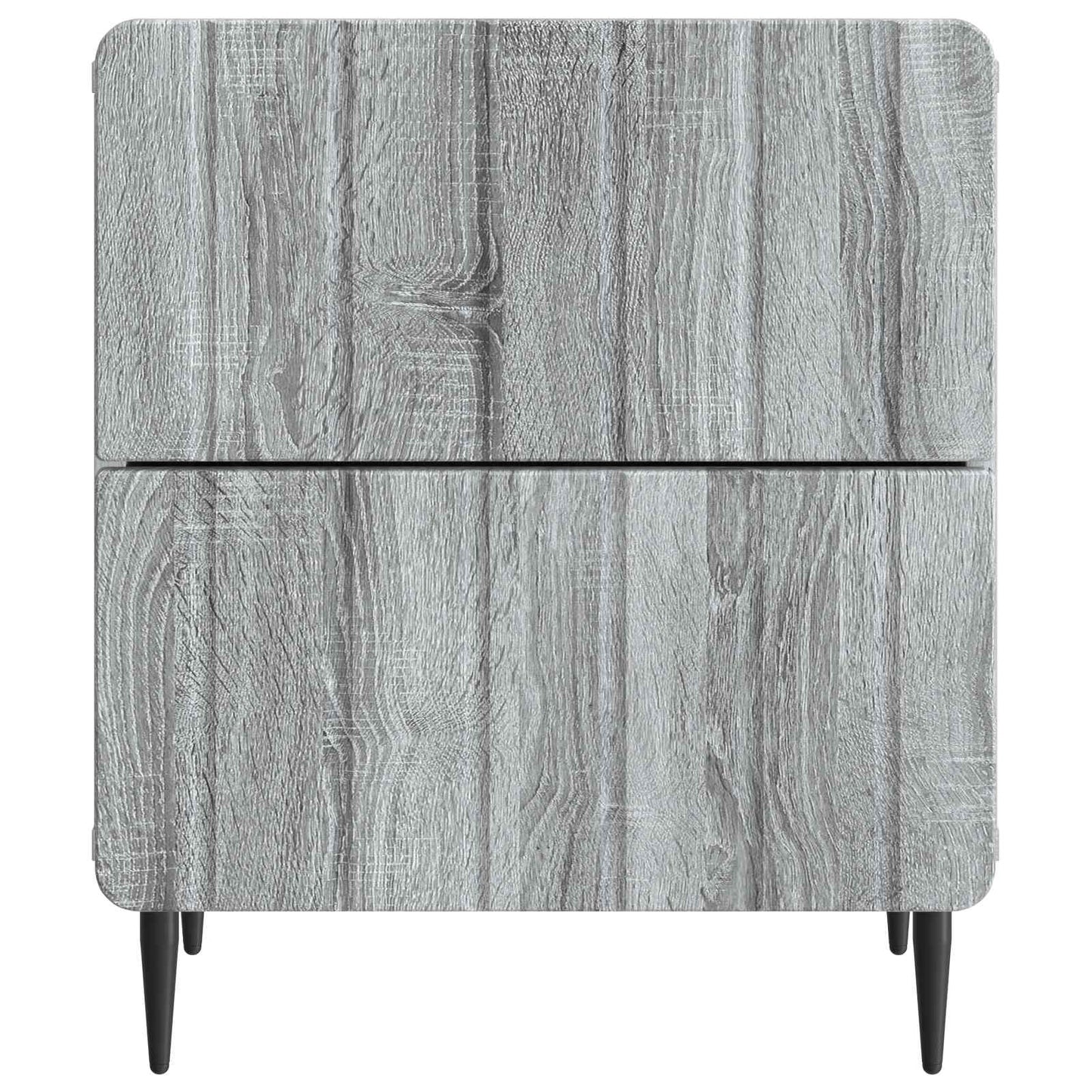 Nattbordskap Grå sonoma 43 x 34,5 x 49,5 cm Konstruert tre
