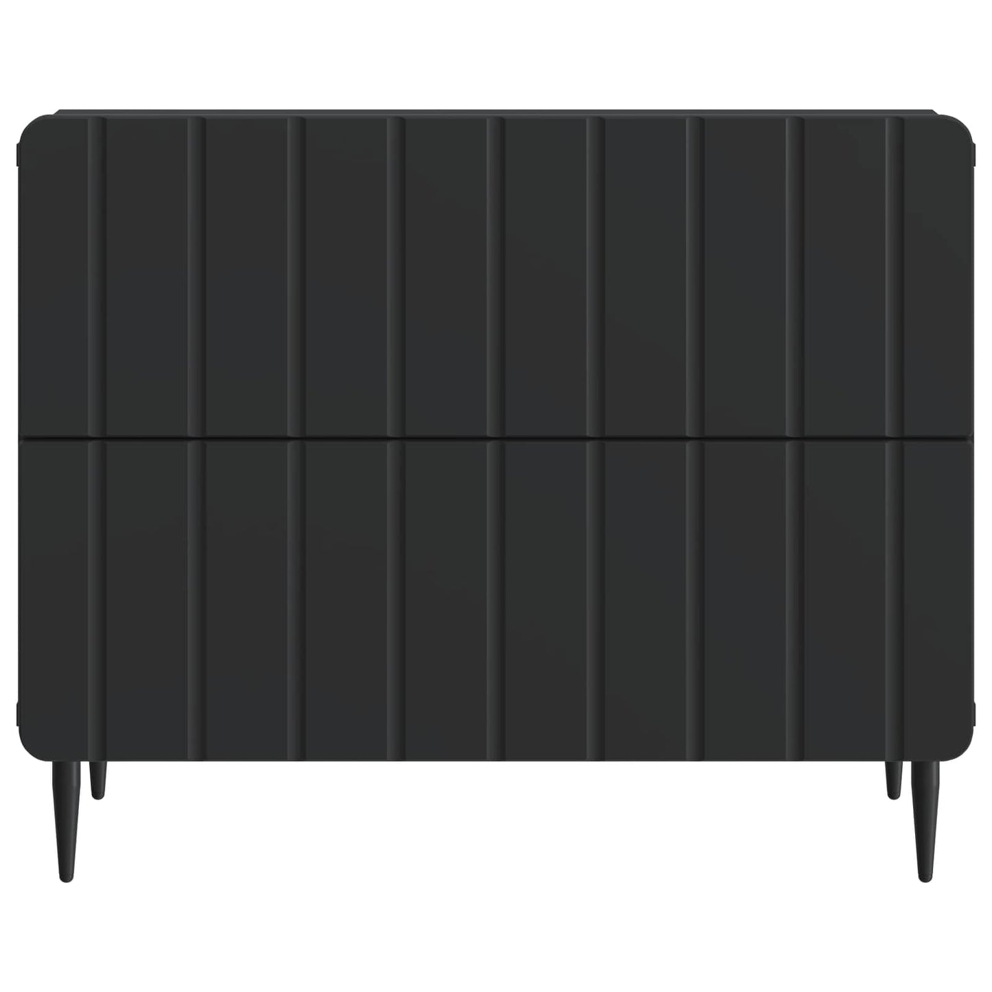 Nattbordskap med skuff Svart 62 x 34,5 x 49,5 cm Konstruert tre