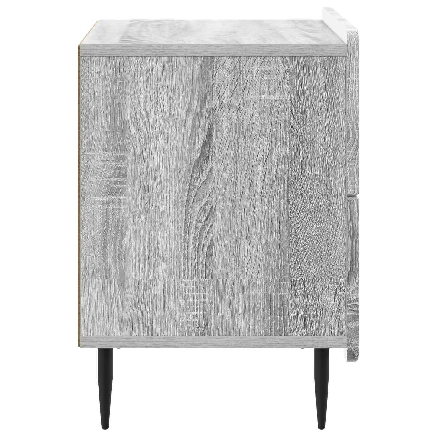 Nattbordskap Grå sonoma 62 x 34,5 x 49,5 cm Konstruert tre