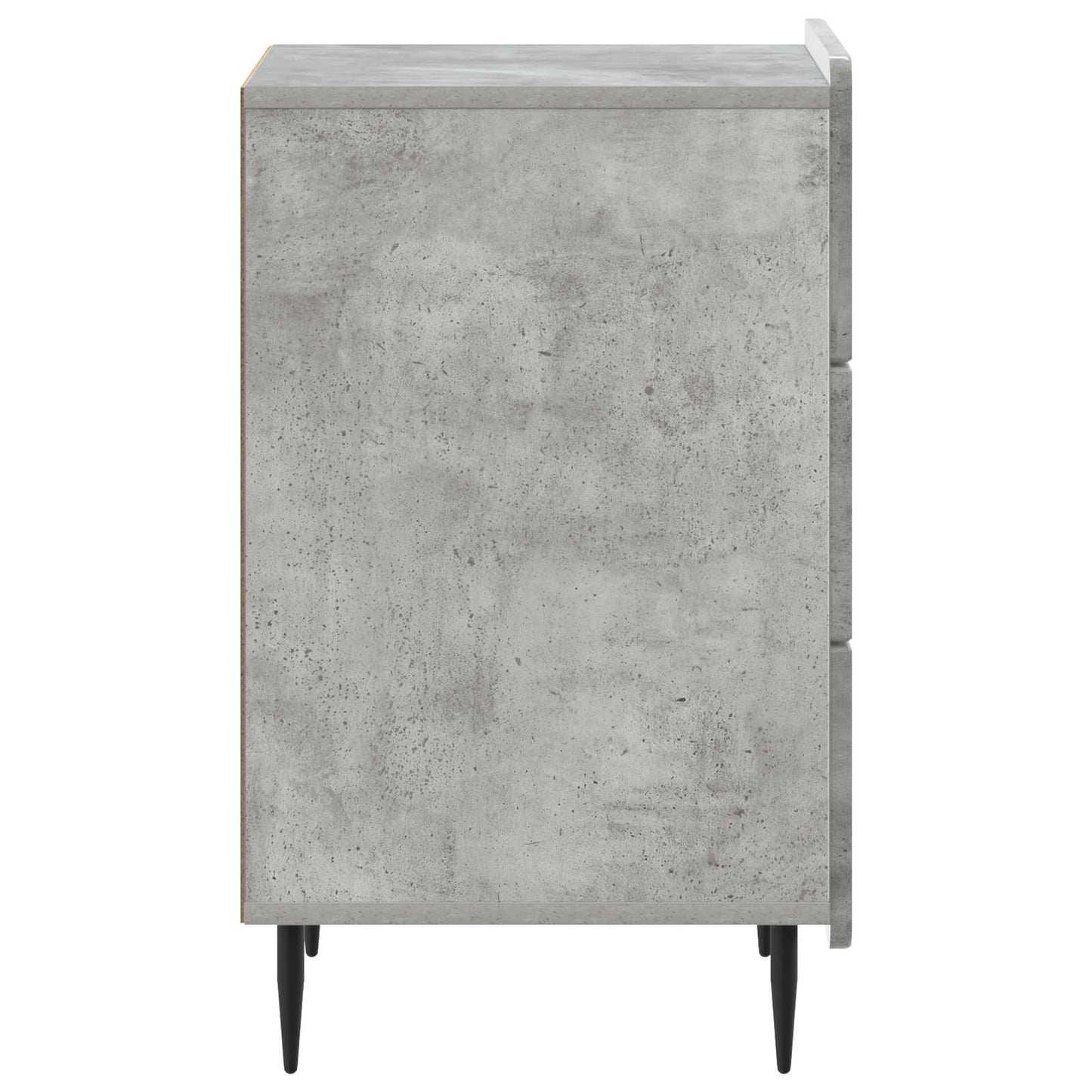 Nattbordskap med skuff Betonggrå 43x 41 x 68 cm Konstruert tre