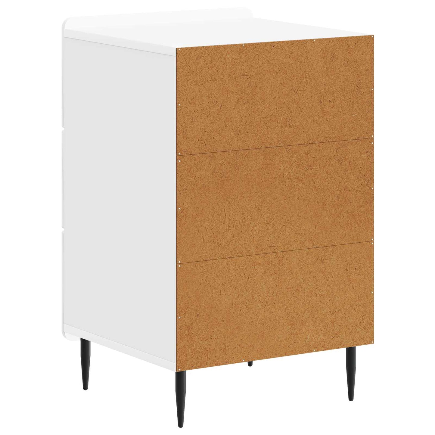 Nattbordskap Høgglans hvit 43x 41 x 68 cm Konstruert tre